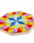 Deze houten octagon of te wel achthoekpuzzel geeft gegarandeerd uren speelplezier.